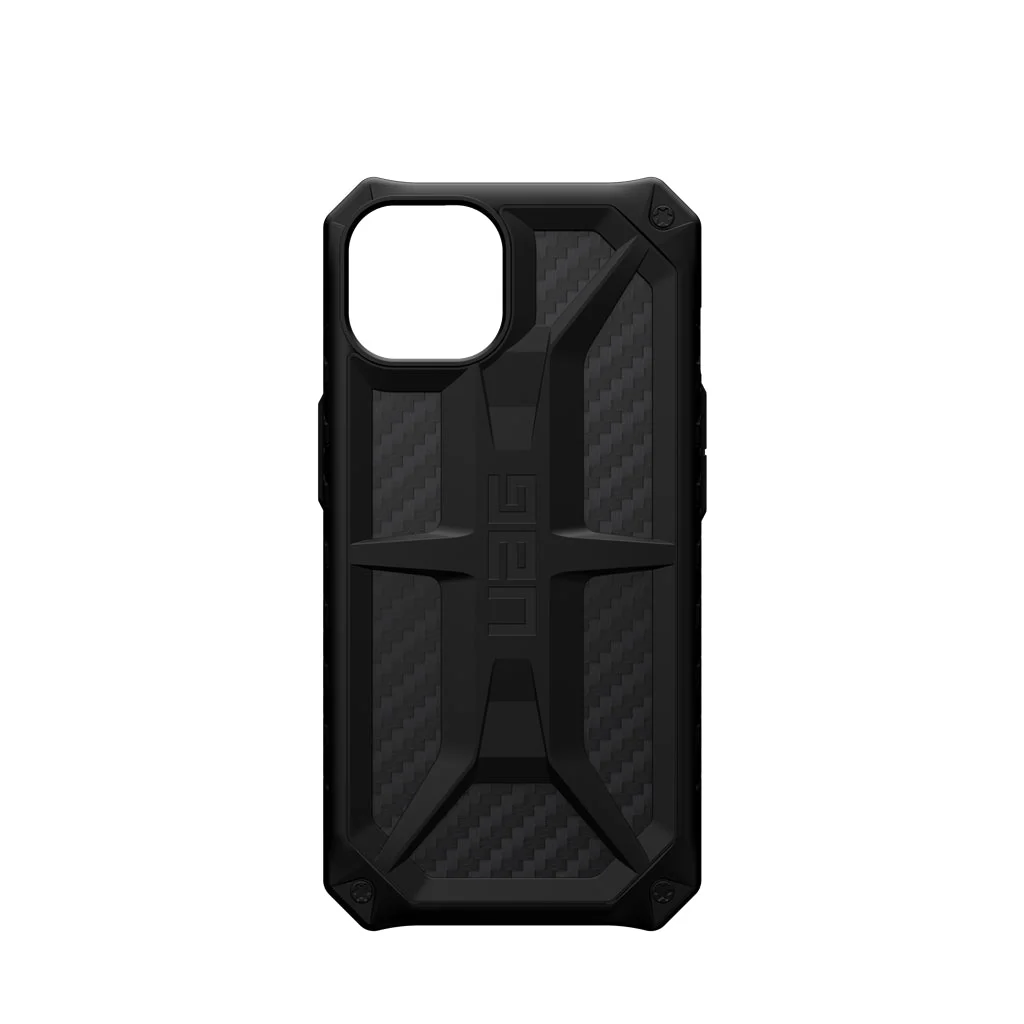UAG Monarch Rugged Tough Case iPhone 17e / 16e / 15 / 14 / 13 Standard 6.1- Carbon Fiber - Image 6