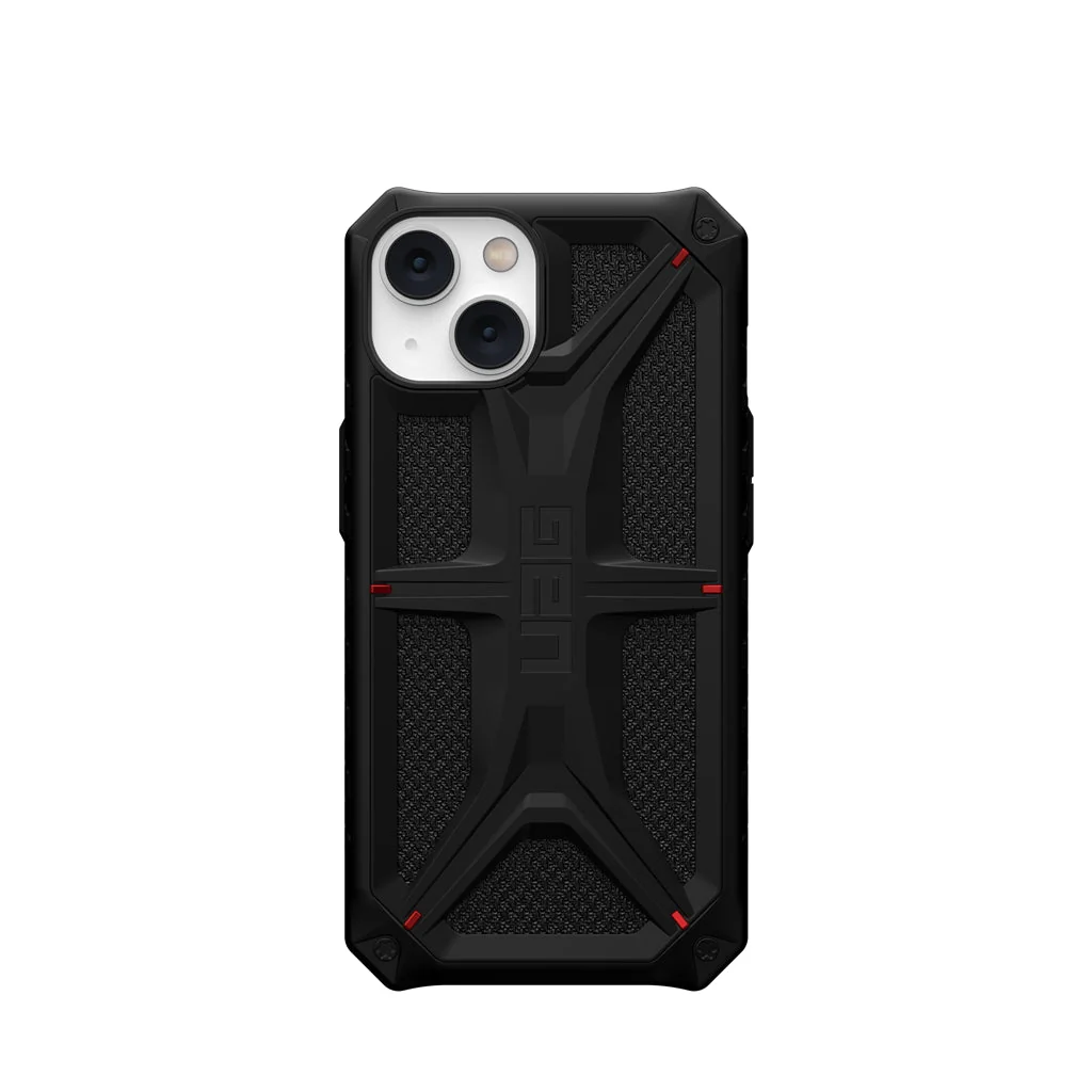 UAG Monarch Rugged Tough Case iPhone 17e / 16e / 15 / 14 / 13 Standard 6.1 - Kevlar Black - Image 7