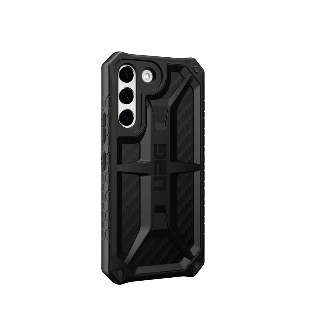 UAG Monarch Rugged Case Samsung S22 Plus 5G 6.6 - Carbon Fibre - Image 4