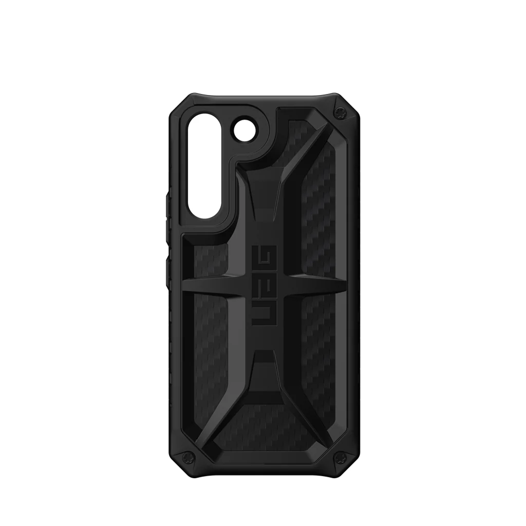 UAG Monarch Rugged Case Samsung S22 Standard 5G 6.1 - Carbon Fibre - Image 2