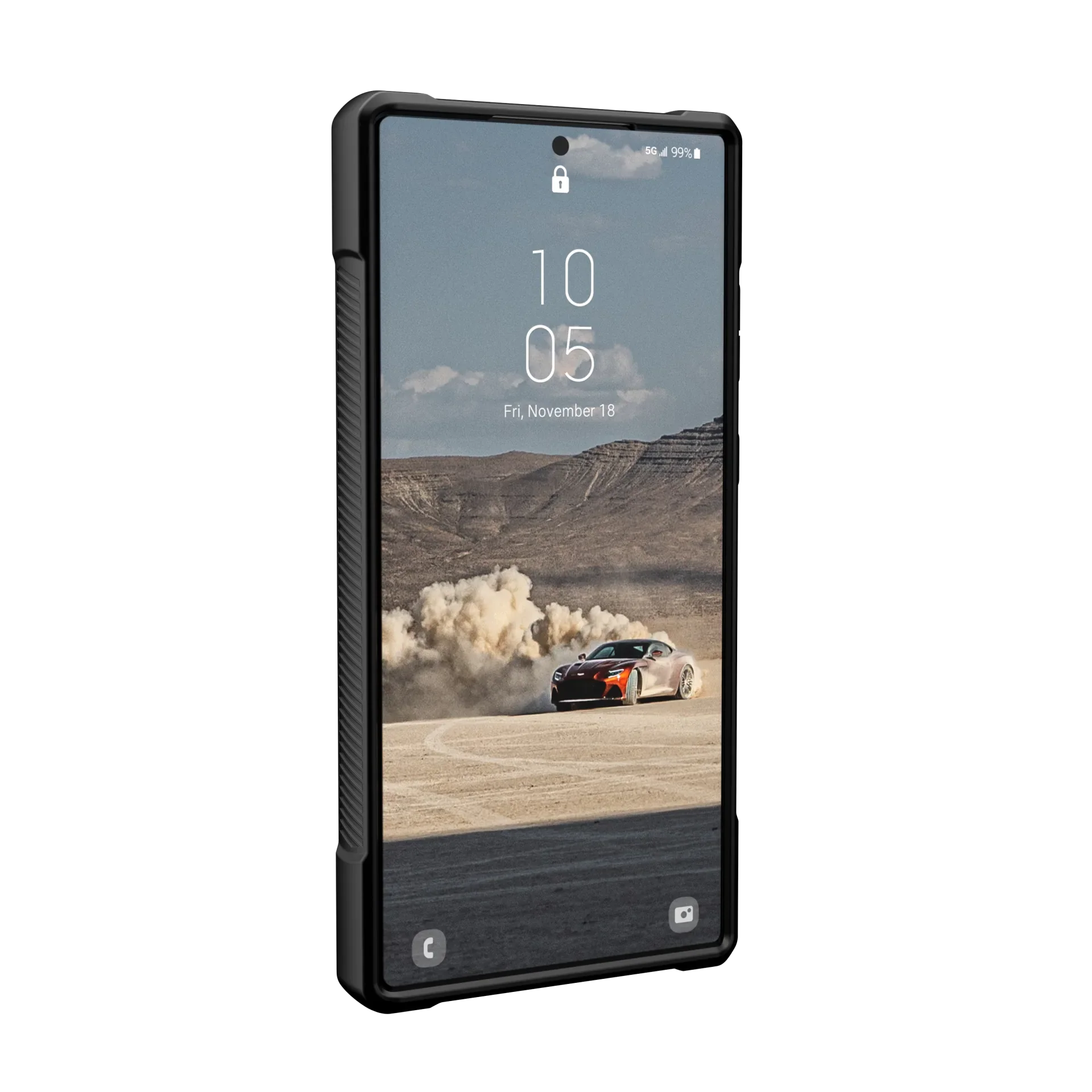 UAG Monarch Rugged Case Samsung S23 Ultra 5G 6.8 - Carbon Fibre - Image 2