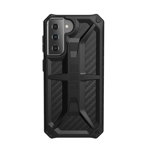 UAG Monarch Rugged Case Samsung S21 PLUS 5G 6.7 inch - Carbon Fibre - Image 2