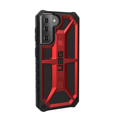 UAG Monarch Rugged Case Samsung S21 PLUS 5G 6.7 inch - Crimson Red - Image 4