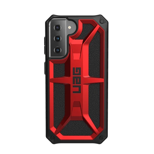 UAG Monarch Rugged Case Samsung S21 5G 6.2 inch - Crimson Red - Image 6