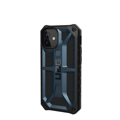 UAG Monarch Tough and Rugged Case iPhone 12 Mini 5.4 inch - Mallard Blue - Image 3
