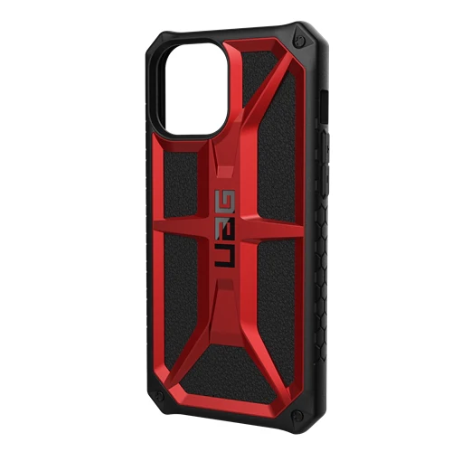 UAG Monarch Tough and Rugged Case iPhone 12 Pro Max 6.7 inch - Crimson Red - Image 5