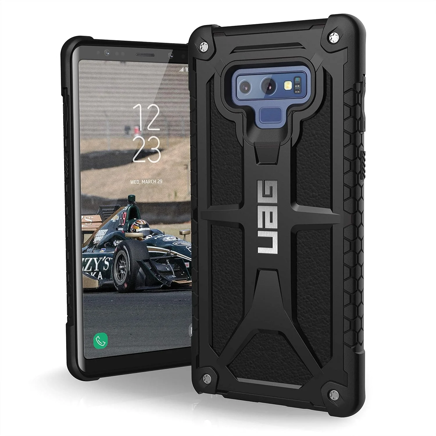 UAG Monarch Tough Case Series Galaxy Note 9 - Leather Black - Image 2