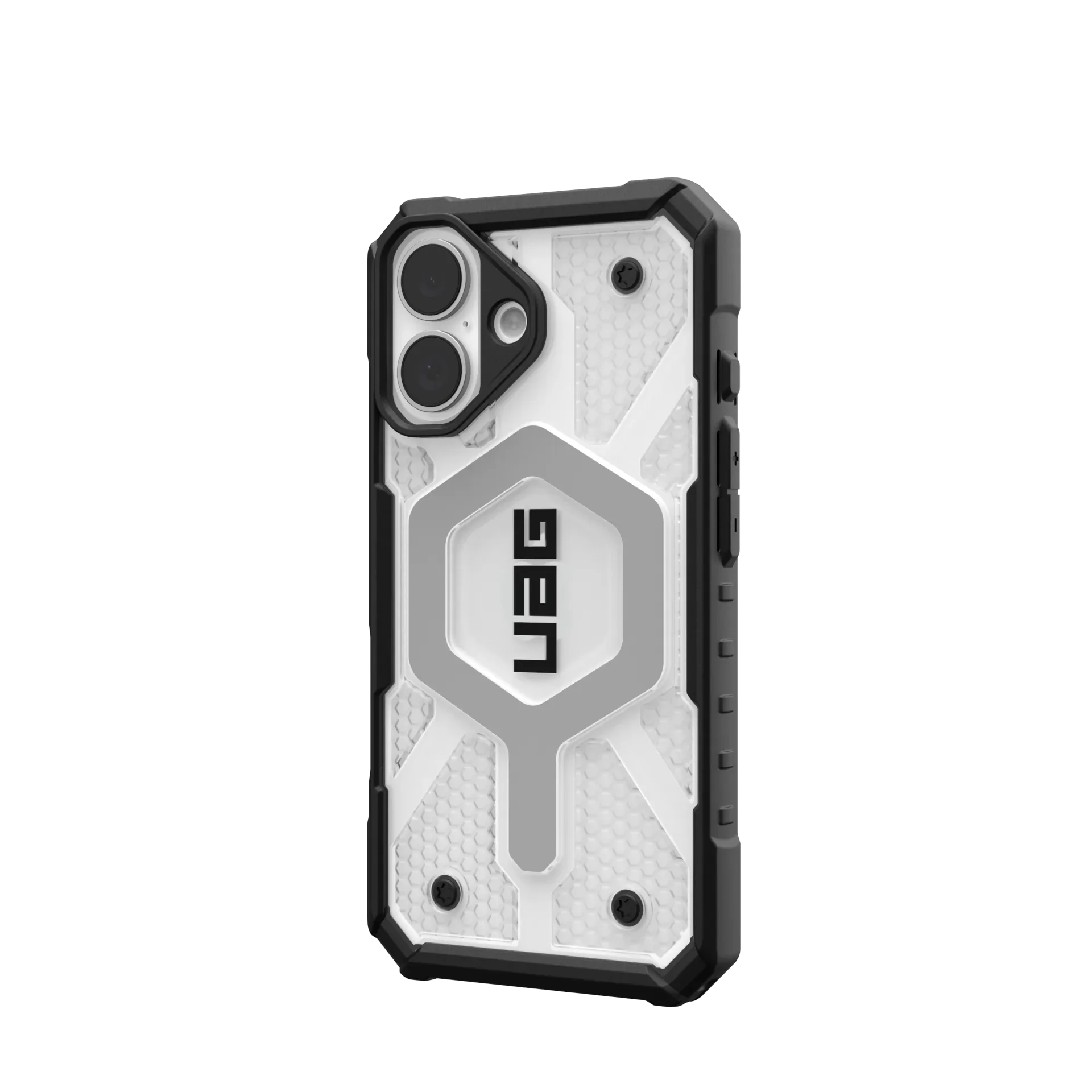 UAG Pathfinder Case & MagSafe iPhone 16 Standard 6.1 - Ice Silver - Image 2