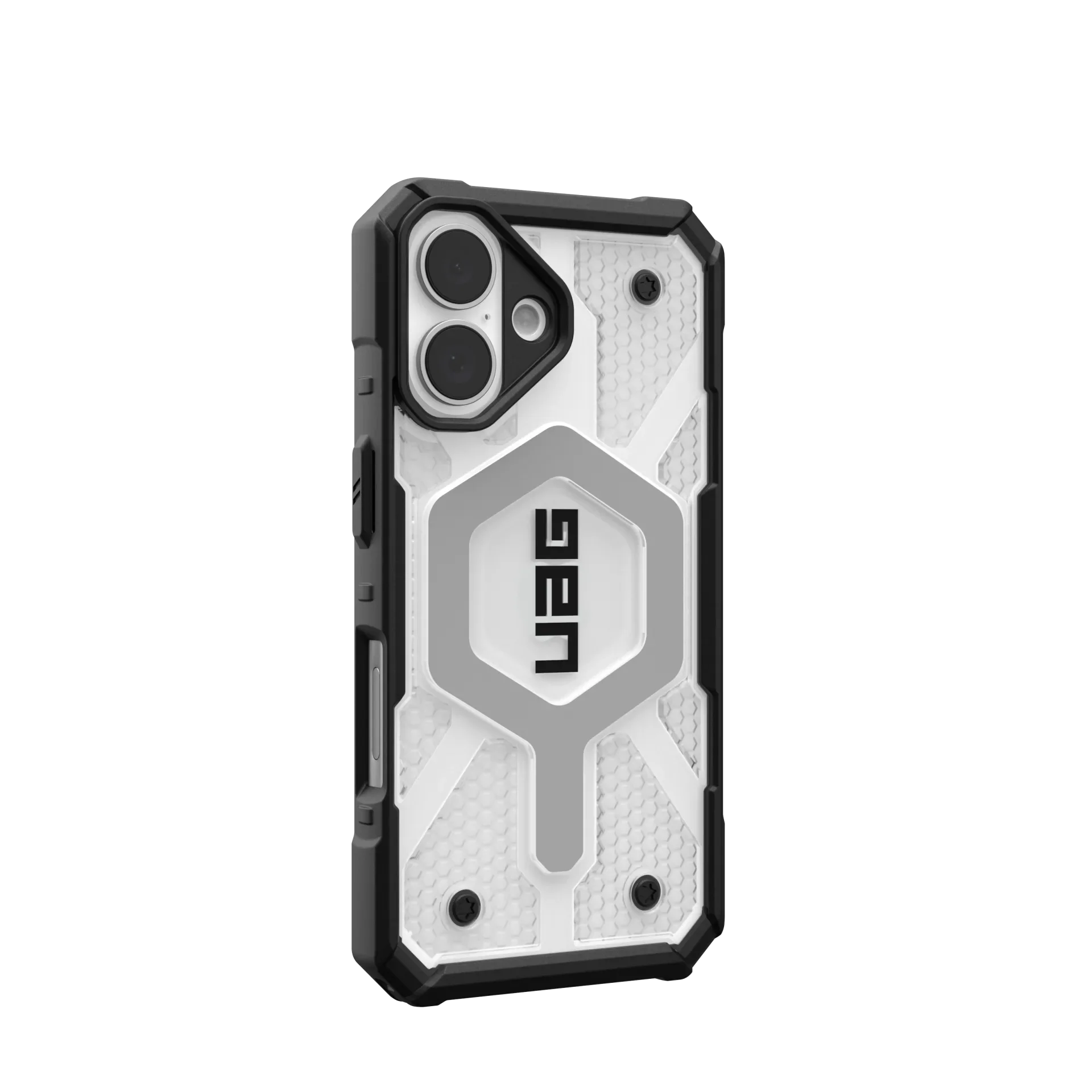 UAG Pathfinder Case & MagSafe iPhone 16 Standard 6.1 - Ice Silver - Image 3