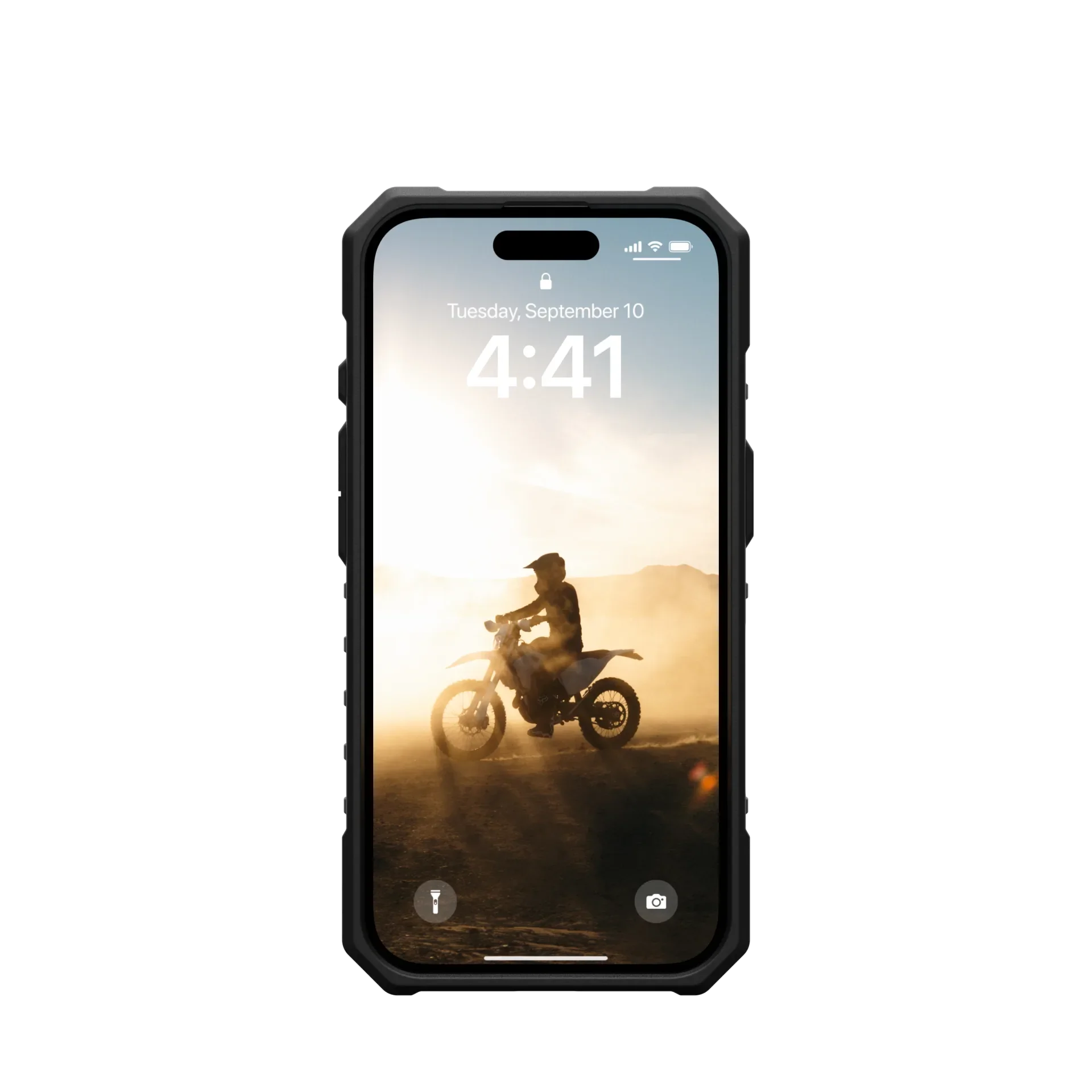 UAG Pathfinder Case & MagSafe iPhone 16 Standard 6.1 - Ice Silver - Image 4