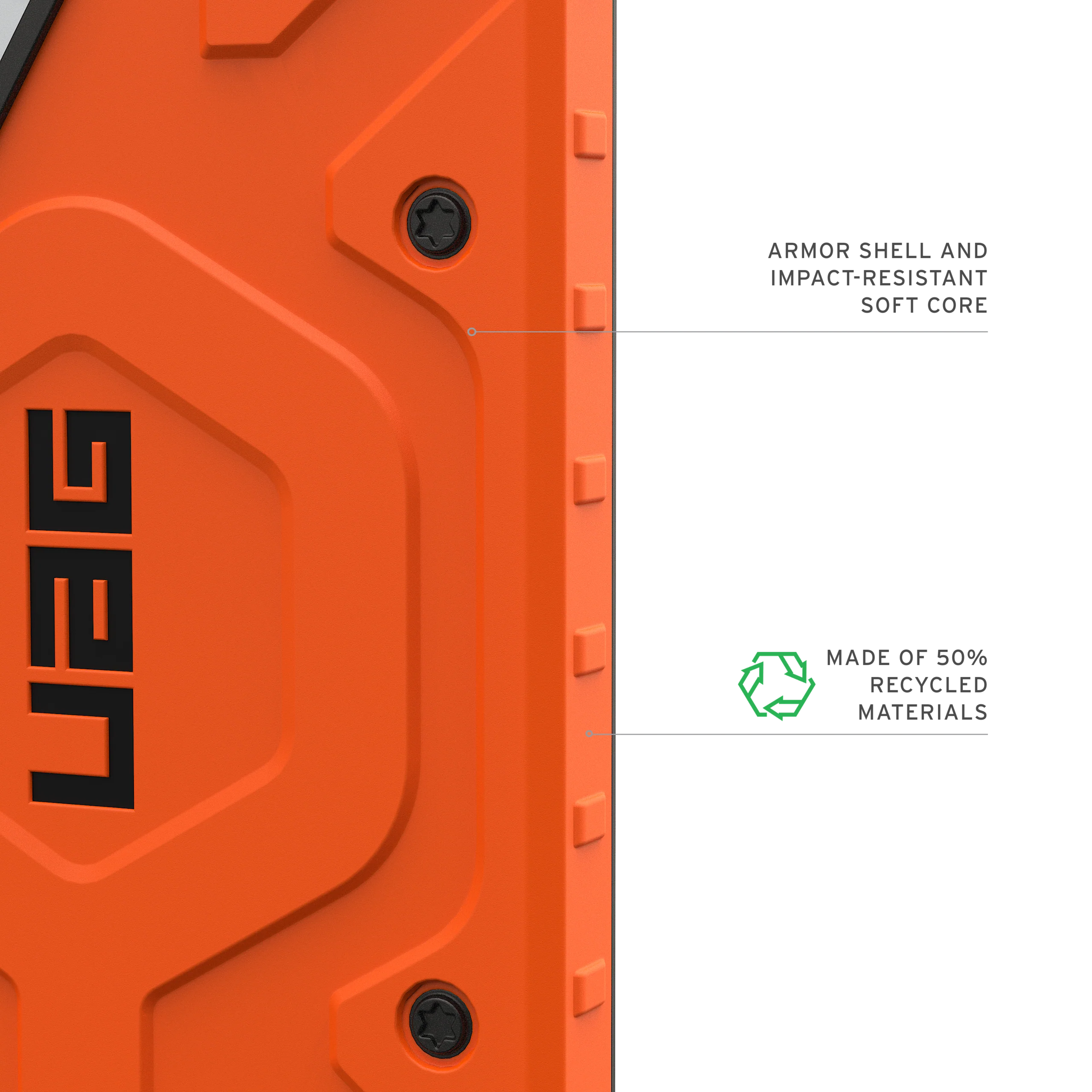 UAG Pathfinder Case with Magnets for Samsung Galaxy S26 Ultra - Orange - Image 7
