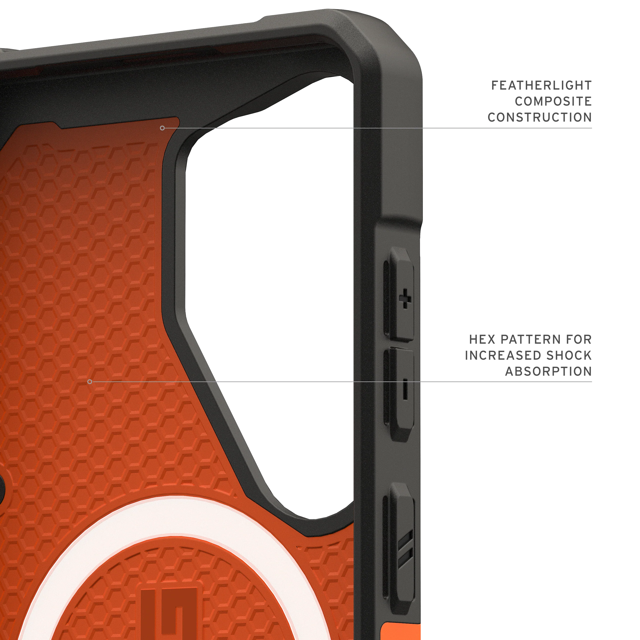 UAG Pathfinder Case with Magnets for Samsung Galaxy S26 Ultra - Orange - Image 8
