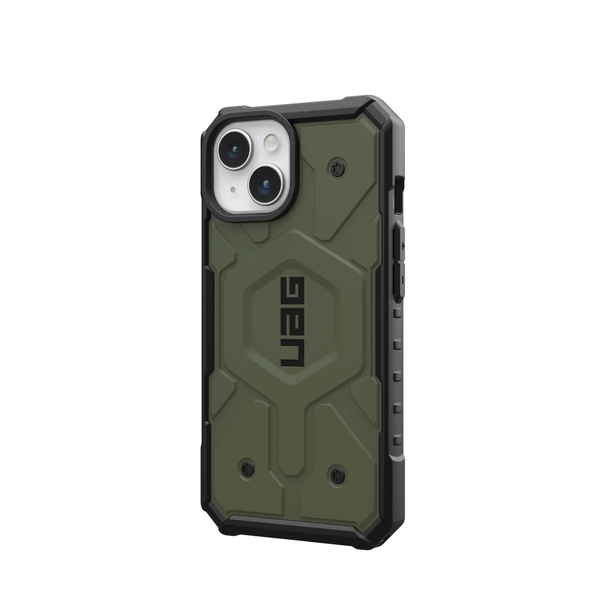 UAG Pathfinder MagSafe Case iPhone 17e / 16e / 15 / 14 / 13 Standard 6.1 - Olive Drab - Image 2