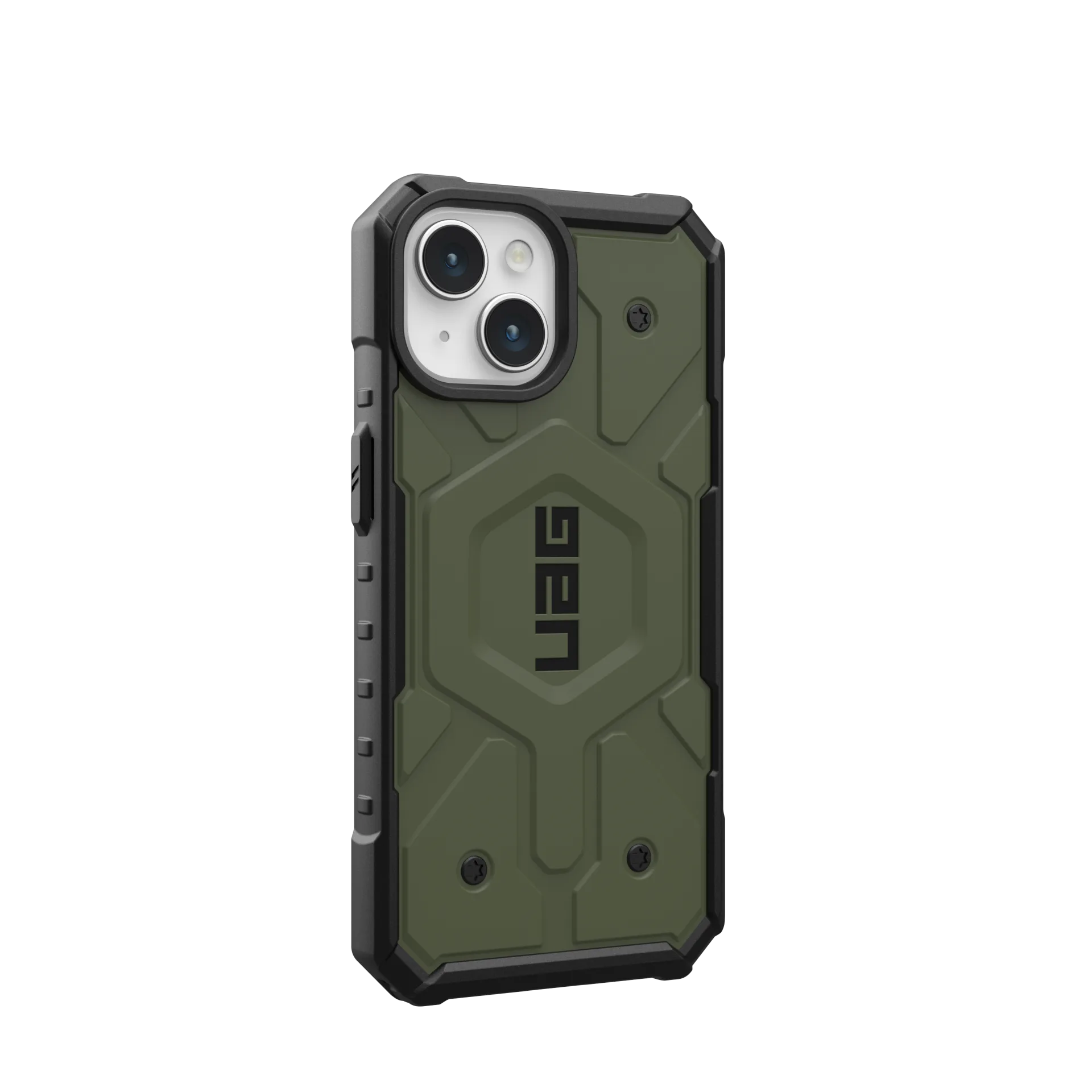 UAG Pathfinder MagSafe Case iPhone 17e / 16e / 15 / 14 / 13 Standard 6.1 - Olive Drab - Image 3