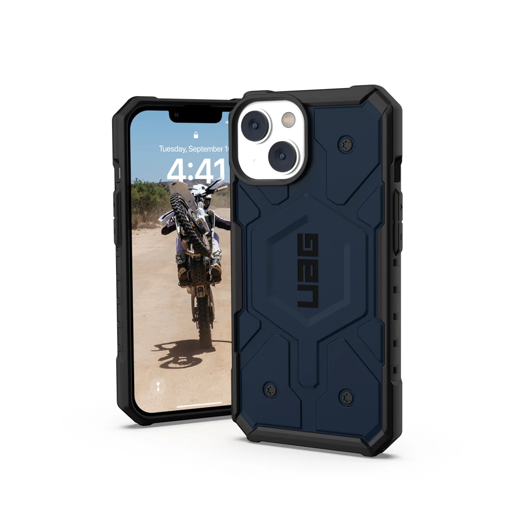 UAG Pathfinder MagSafe Case iPhone 14 Plus 6.7 Mallard Blue - Image 2