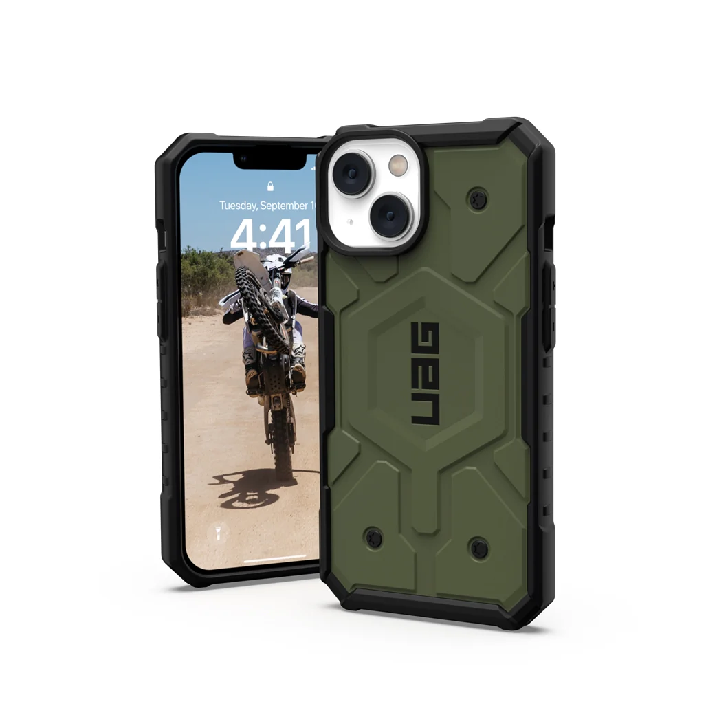 UAG Pathfinder MagSafe Case iPhone 14 Plus 6.7 Olive - Image 5