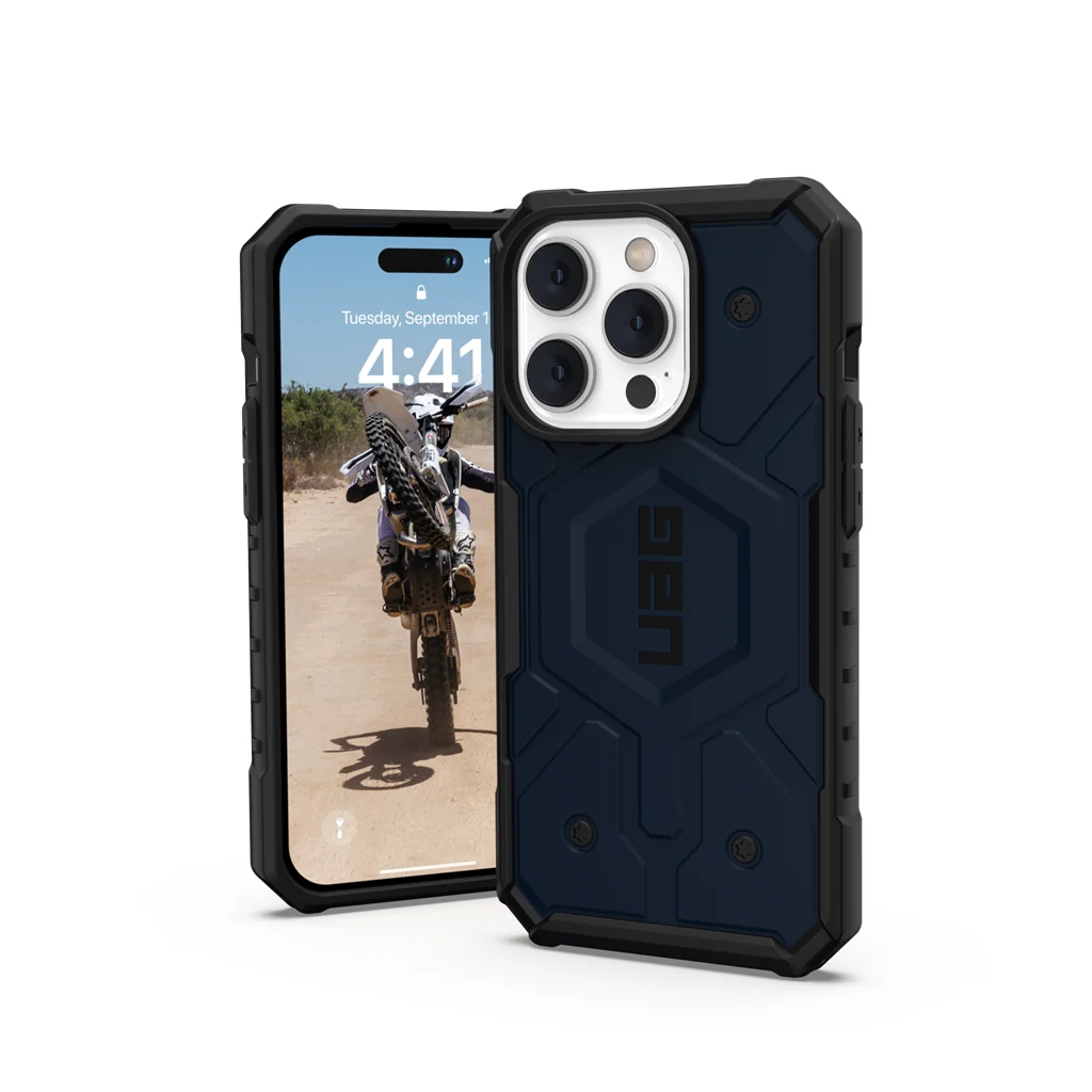 UAG Pathfinder MagSafe Case iPhone 14 Pro 6.1 Mallard Blue - Image 5