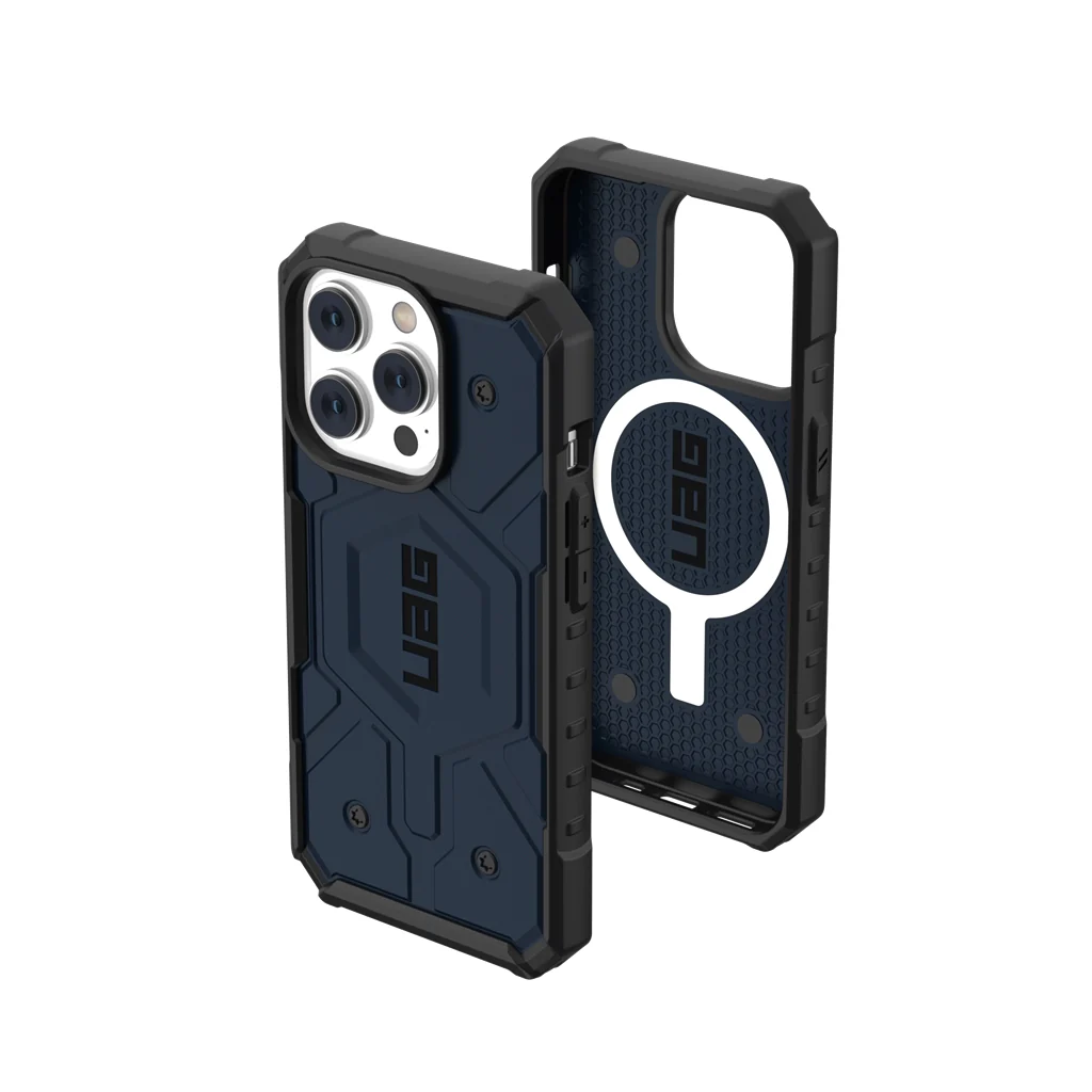 UAG Pathfinder MagSafe Case iPhone 14 Pro 6.1 Mallard Blue - Image 6