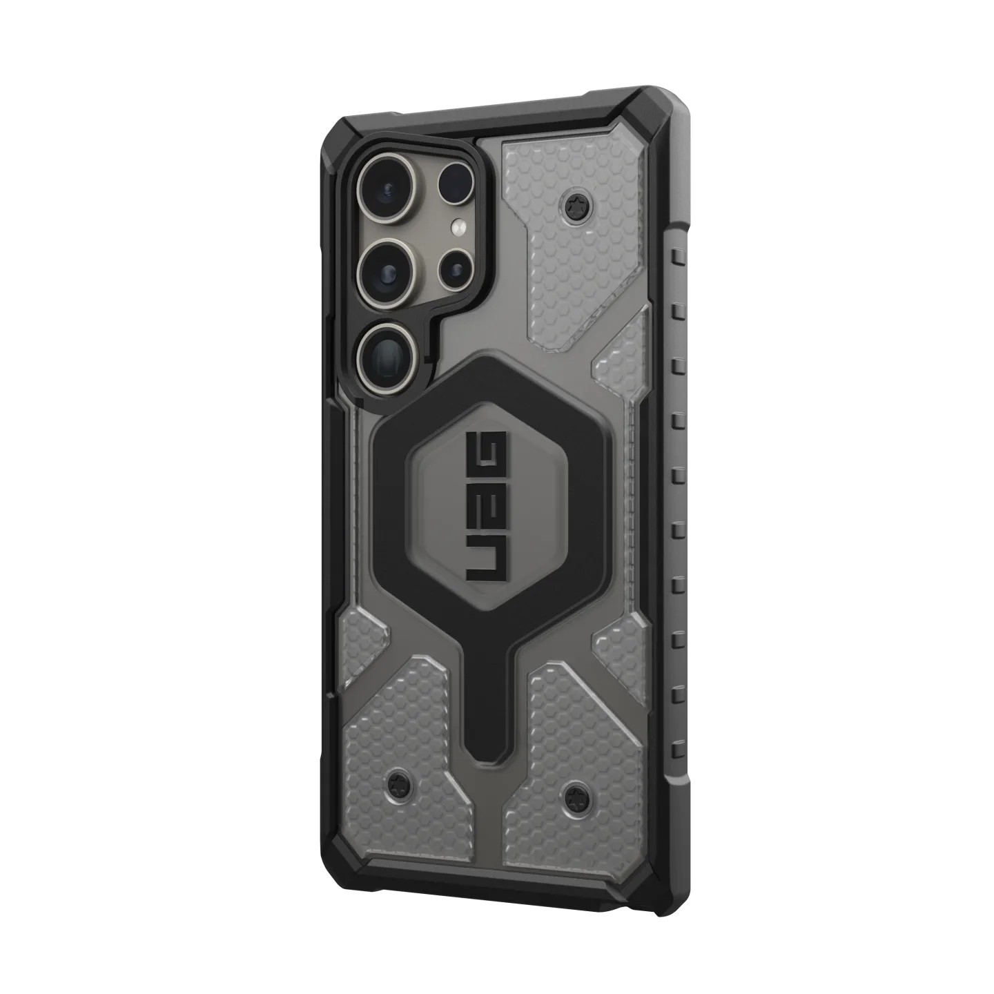 UAG Pathfinder Magsafe Rugged Case Samsung S24 Ultra 5G 6.8 - Clear Ice - Image 9