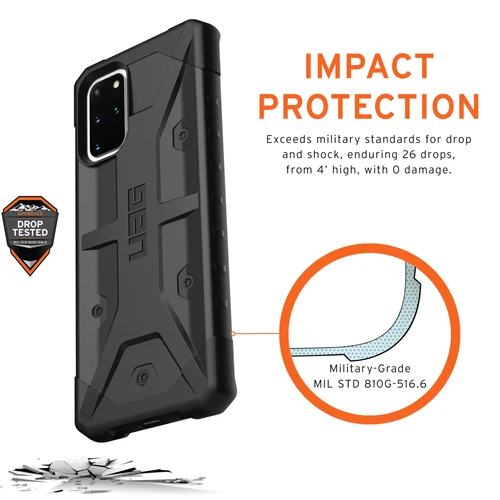 UAG Pathfinder Rugged & Tough Protective Case Samsung S20 Plus 6.7 inch Black - Image 3