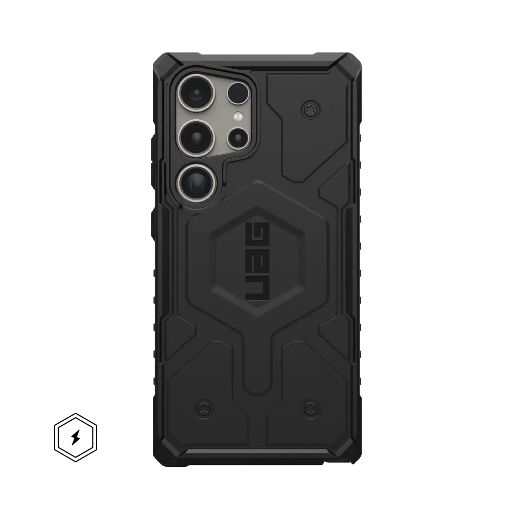 UAG Pathfinder Magsafe Rugged Case Samsung S24 Ultra 5G 6.8 - Black - Image 9