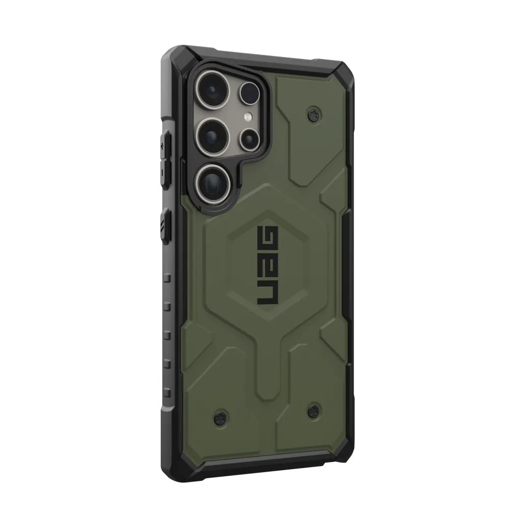 UAG Pathfinder Magsafe Rugged Case Samsung S24 Ultra 5G 6.8 - Olive - Image 5