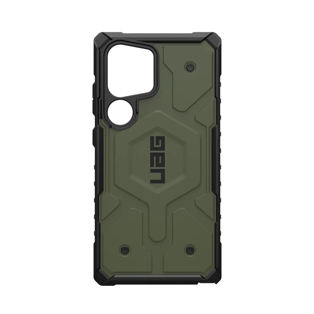 UAG Pathfinder Magsafe Rugged Case Samsung S24 Ultra 5G 6.8 - Olive - Image 9