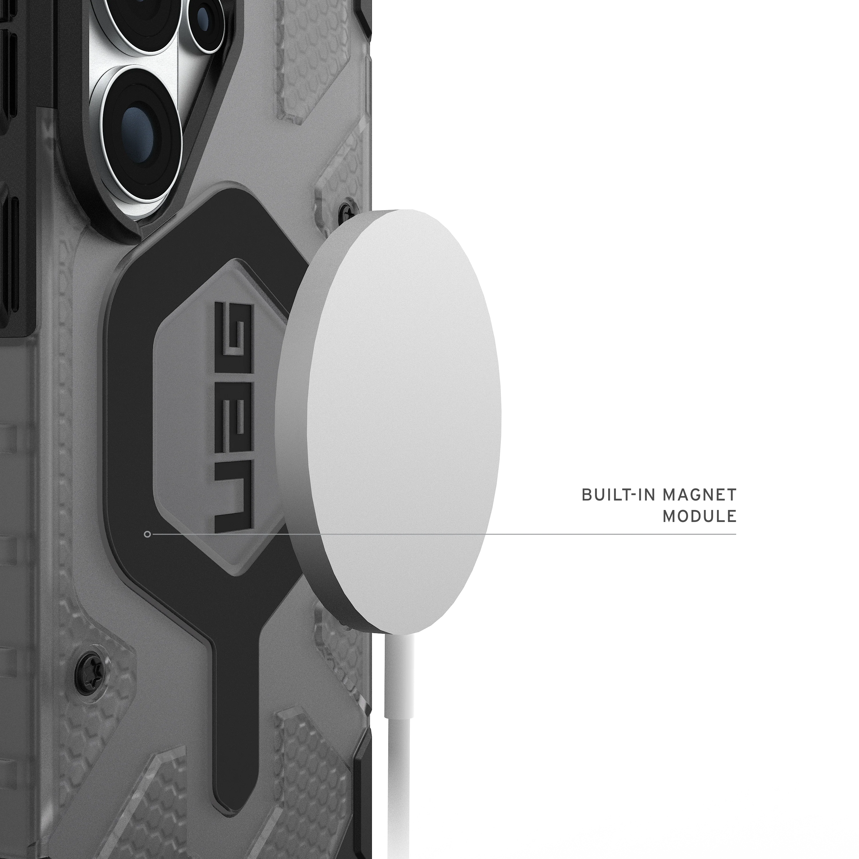 UAG Pathfinder with Magnets Samsung Galaxy S26 Ultra - Ash / Black - Image 4