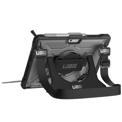 UAG Plasma Tough Case Microsoft Surface Go 4 / 3 / 2 / 1 Hand & Shoulder Strap - Ice - Image 3