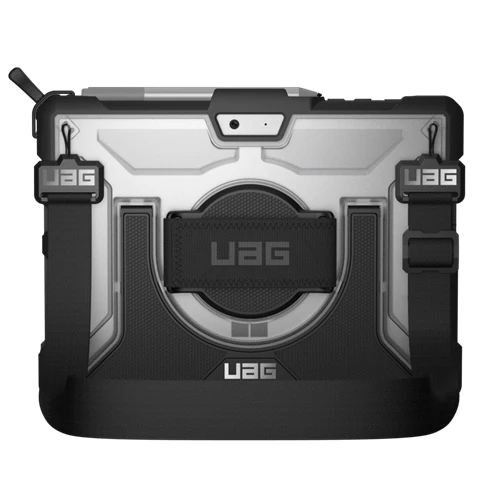 UAG Plasma Tough Case Microsoft Surface Go 4 / 3 / 2 / 1 Hand & Shoulder Strap - Ice - Image 4