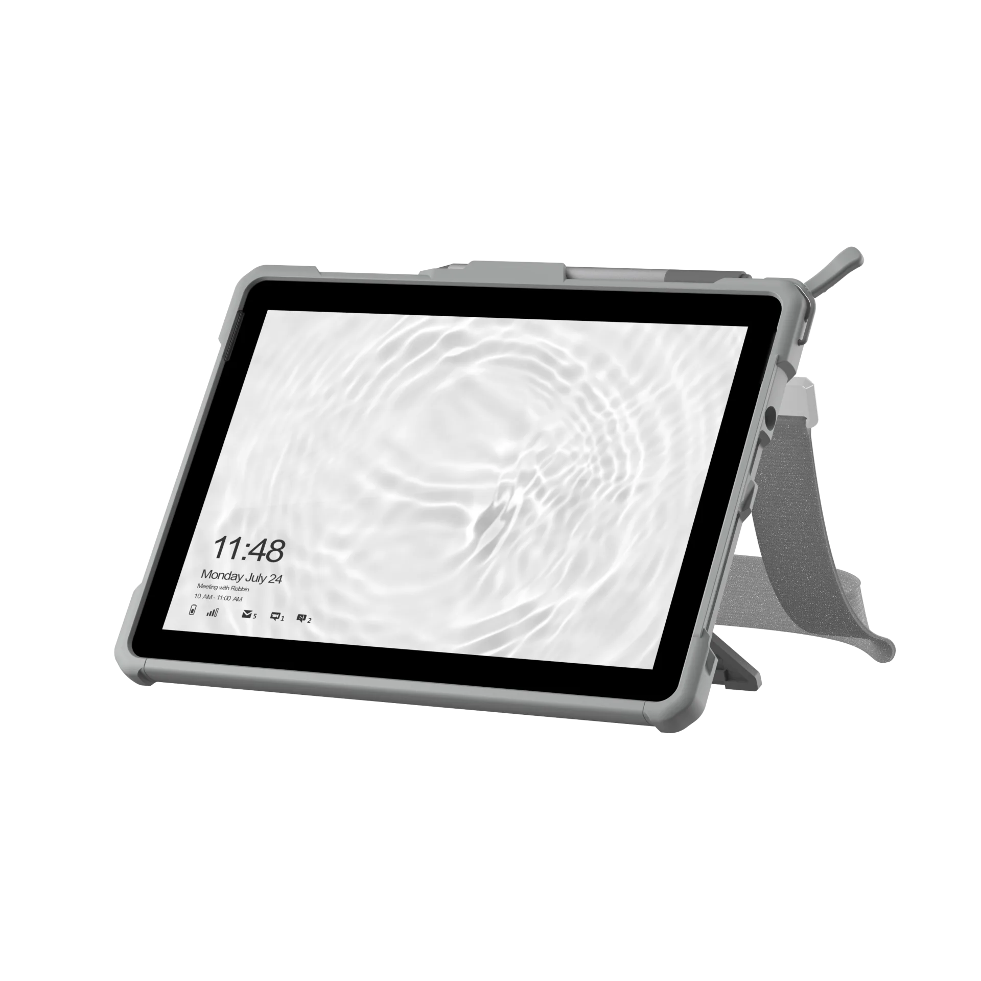 UAG Plasma Healthcare Microsoft Surface Go 4 / 3 / 2 / 1 Hand & Shoulder Strap - White - Image 10
