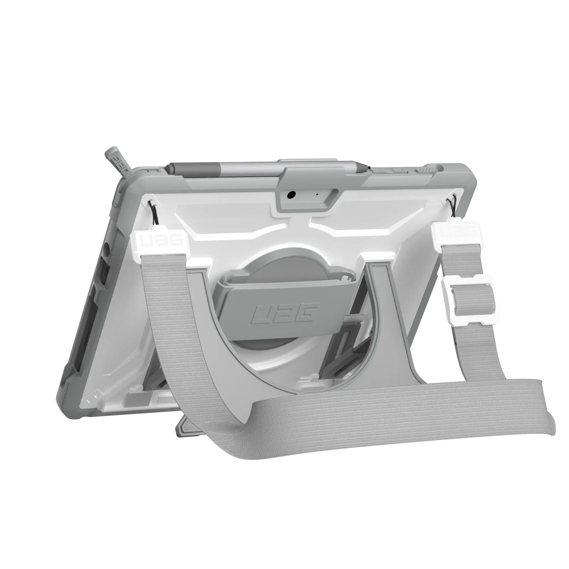 UAG Plasma Healthcare Microsoft Surface Go 4 / 3 / 2 / 1 Hand & Shoulder Strap - White - Image 5