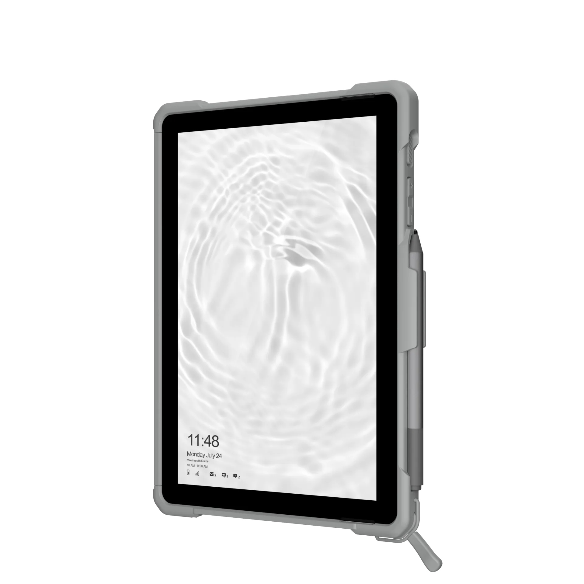 UAG Plasma Healthcare Microsoft Surface Go 4 / 3 / 2 / 1 Hand & Shoulder Strap - White - Image 8