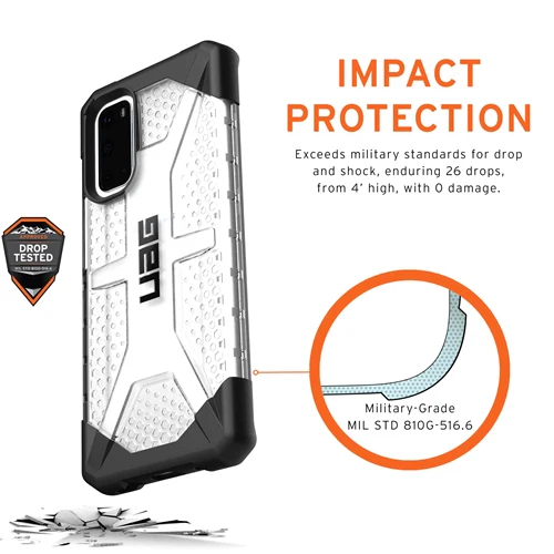 UAG Plasma Rugged & Tough Protective Case Samsung S20 6.2 inch Ice - Image 2