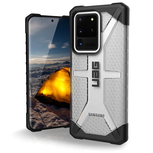 UAG Plasma Rugged & Tough Protective Case Samsung S20 Ultra 6.9 inch Ice - Image 9