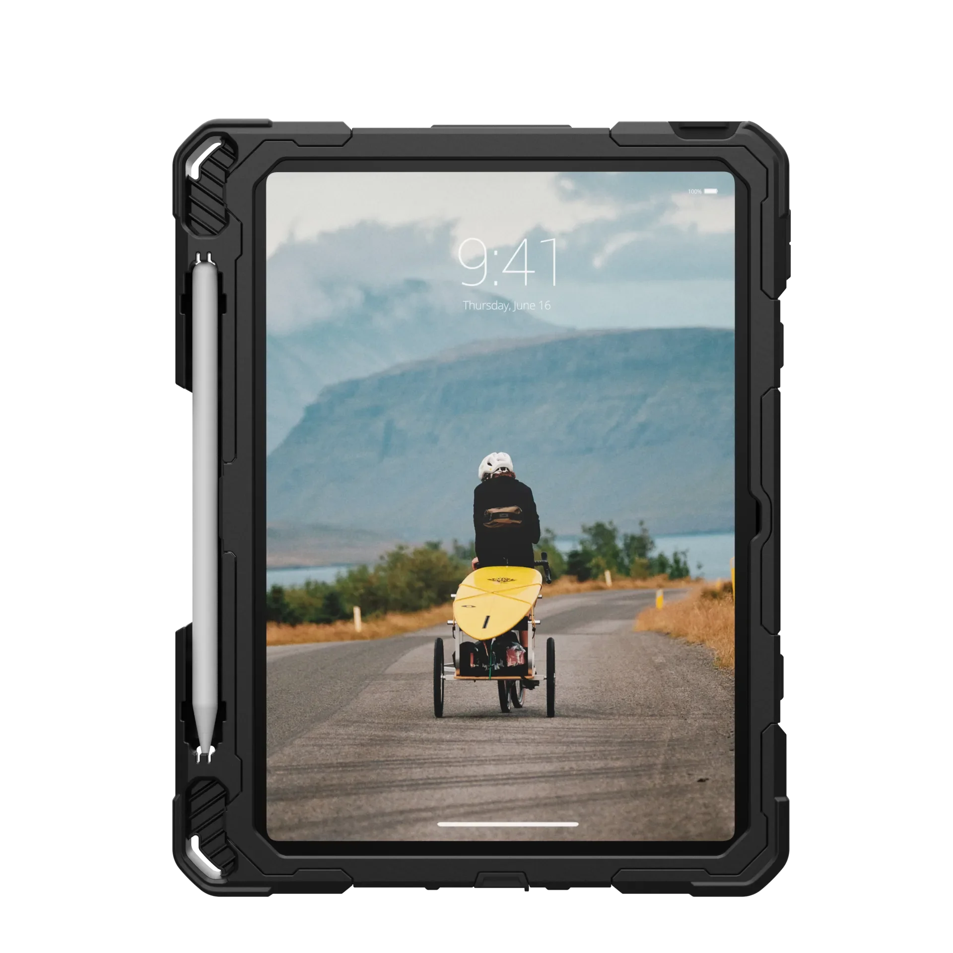UAG Plasma Rugged Case iPad 10th / 11th Gen 10.9  Kickstand & Handstrap - Black - Image 2