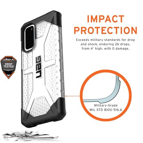 UAG Plasma Rugged Case Samsung S21 FE 6.4 inch SM-G990 - Ice - Image 6