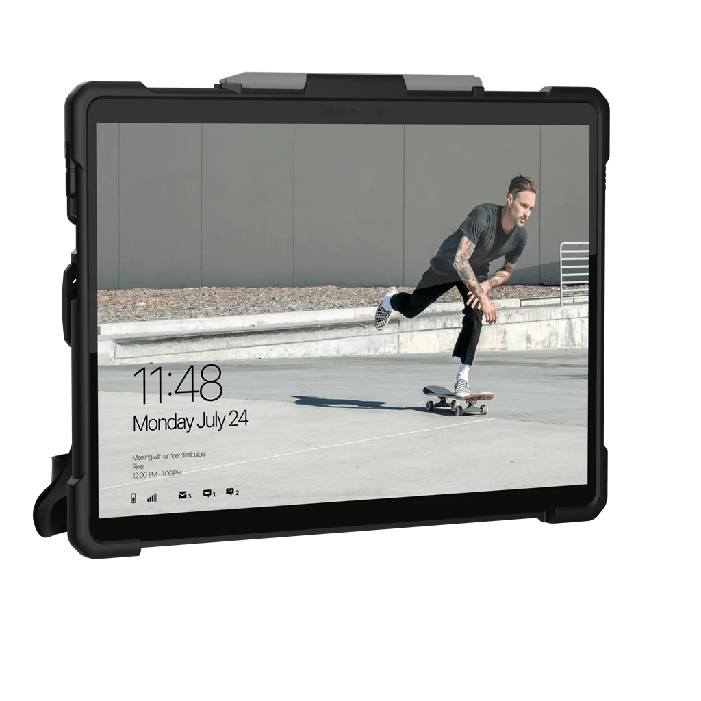 UAG Plasma Rugged Surface Pro X Case w/ Hand & Shoulder Strap - Ice - Image 7