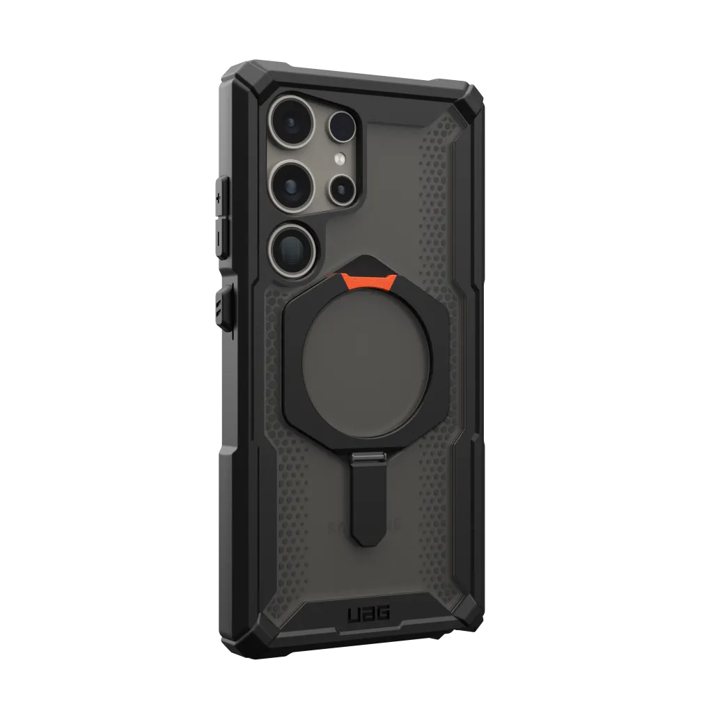 UAG Plasma XTE Pro Case & Kickstand & Magnet Samsung S24 Ultra 5G 6.8 - Black Orange - Image 10