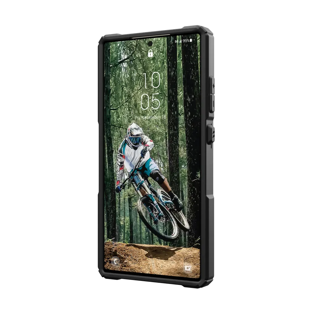 UAG Plasma XTE Pro Case & Kickstand & Magnet Samsung S24 Ultra 5G 6.8 - Black Orange - Image 12