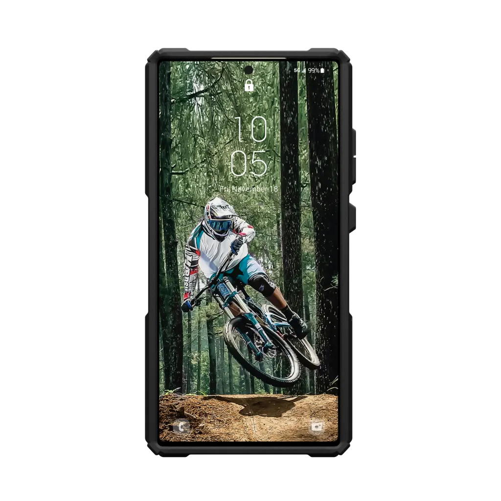 UAG Plasma XTE Pro Case & Kickstand & Magnet Samsung S24 Ultra 5G 6.8 - Black Orange - Image 13