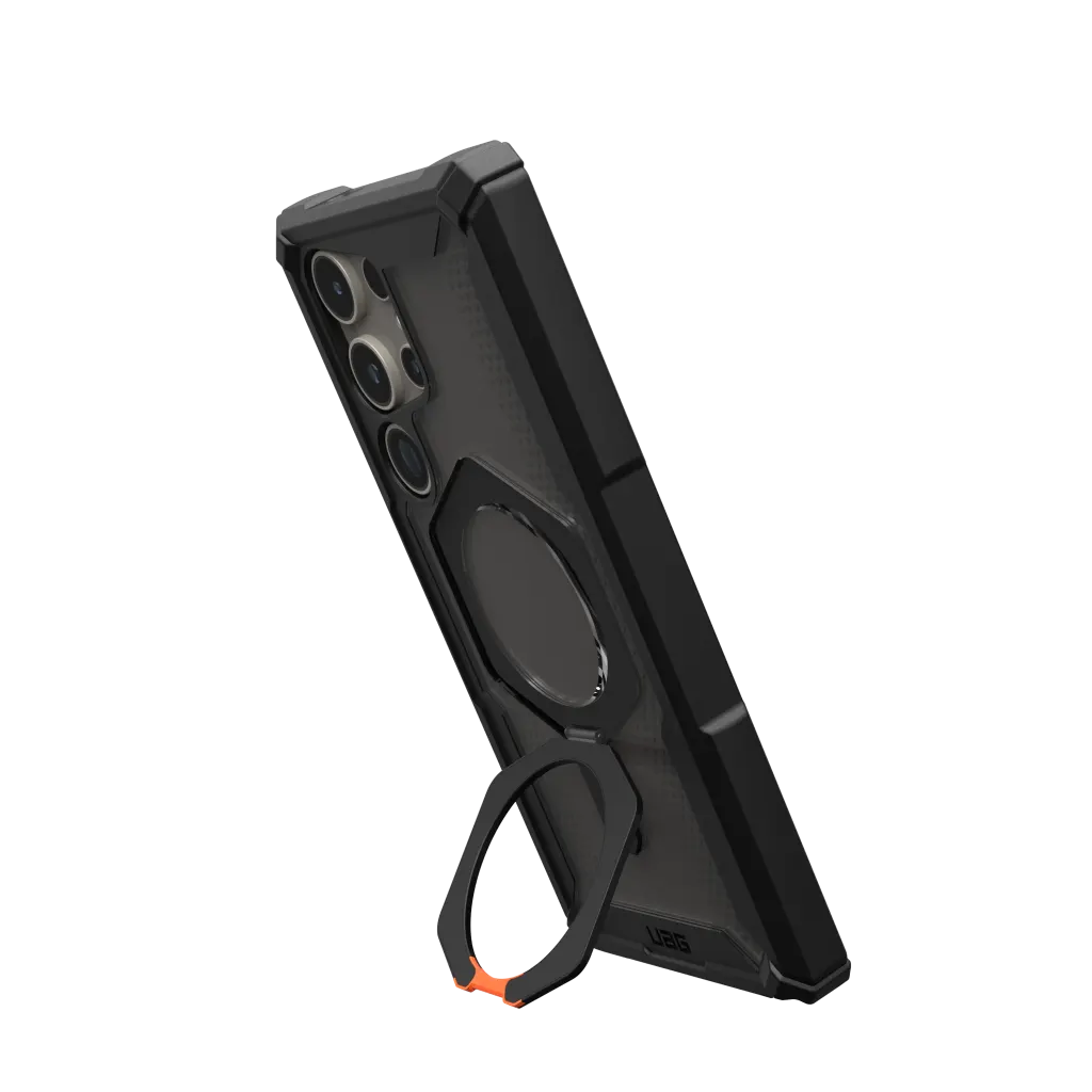 UAG Plasma XTE Pro Case & Kickstand & Magnet Samsung S24 Ultra 5G 6.8 - Black Orange - Image 4