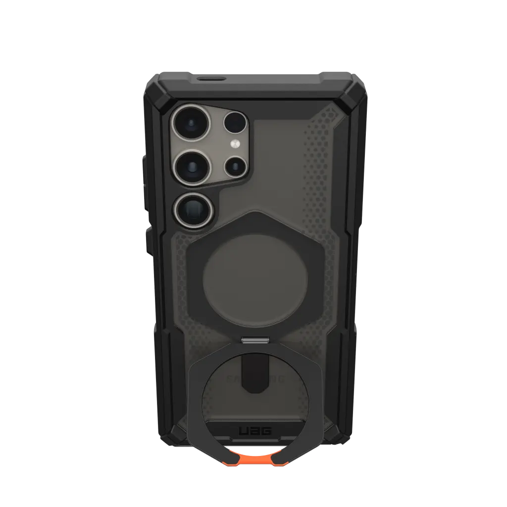UAG Plasma XTE Pro Case & Kickstand & Magnet Samsung S24 Ultra 5G 6.8 - Black Orange - Image 5