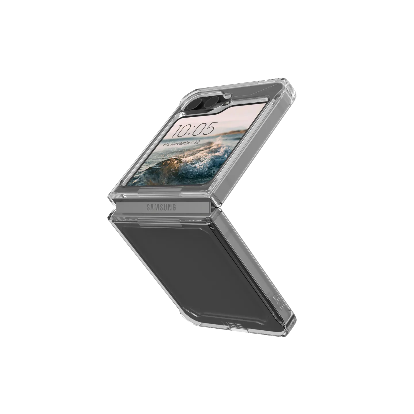 UAG Plyo Case for Samsung Galaxy Z Flip 6 / Flip 7 FE - Ice - Image 2