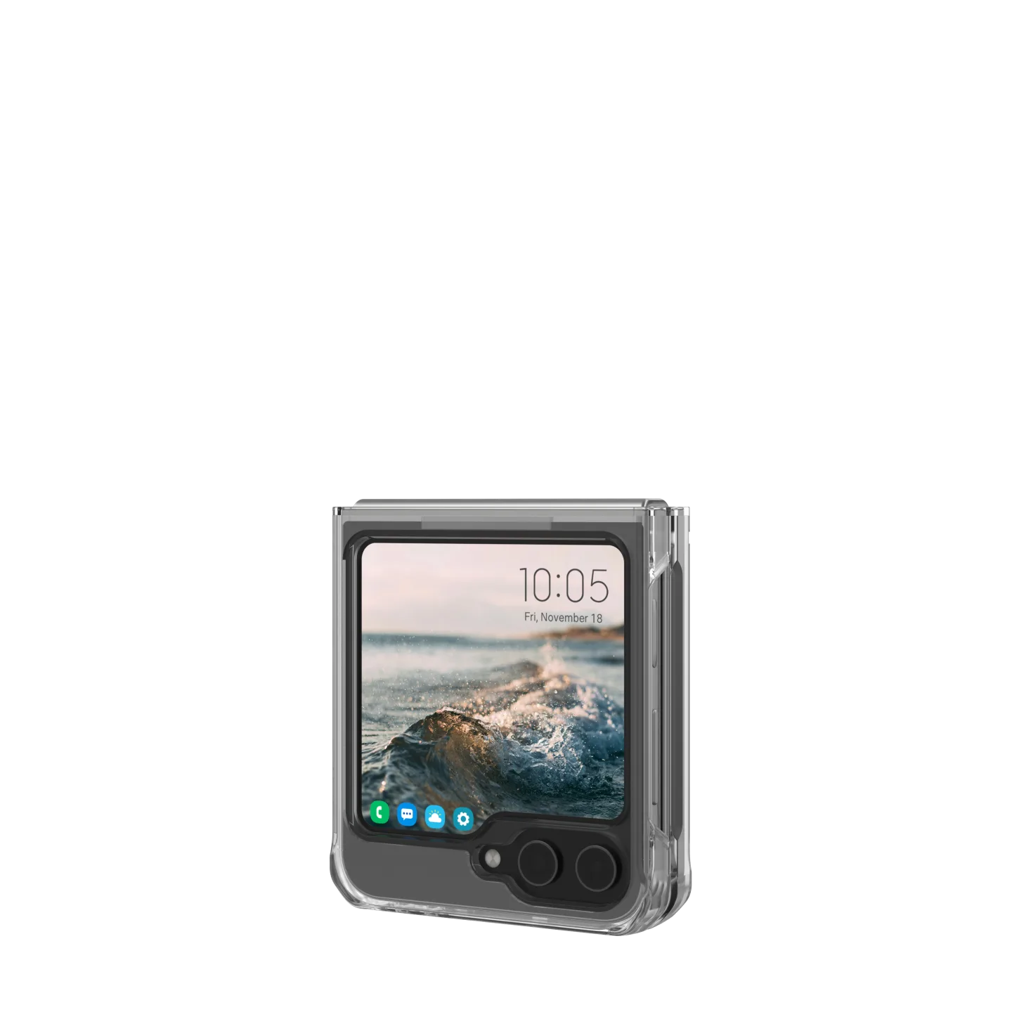 UAG Plyo Case for Samsung Galaxy Z Flip 6 / Flip 7 FE - Ice - Image 8