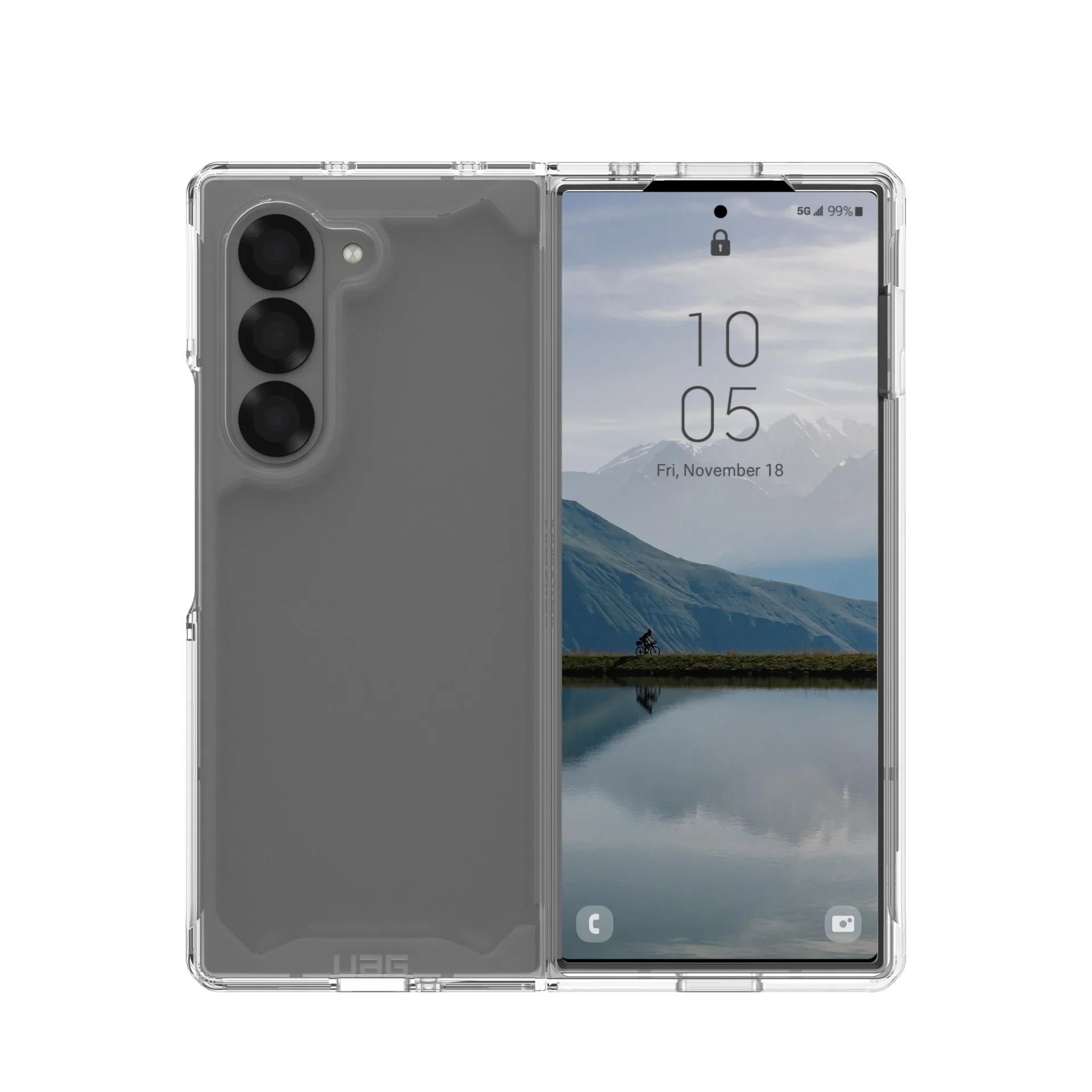 UAG Plyo Case for Samsung Galaxy Z Fold 6 (2024) - Ice - Image 2