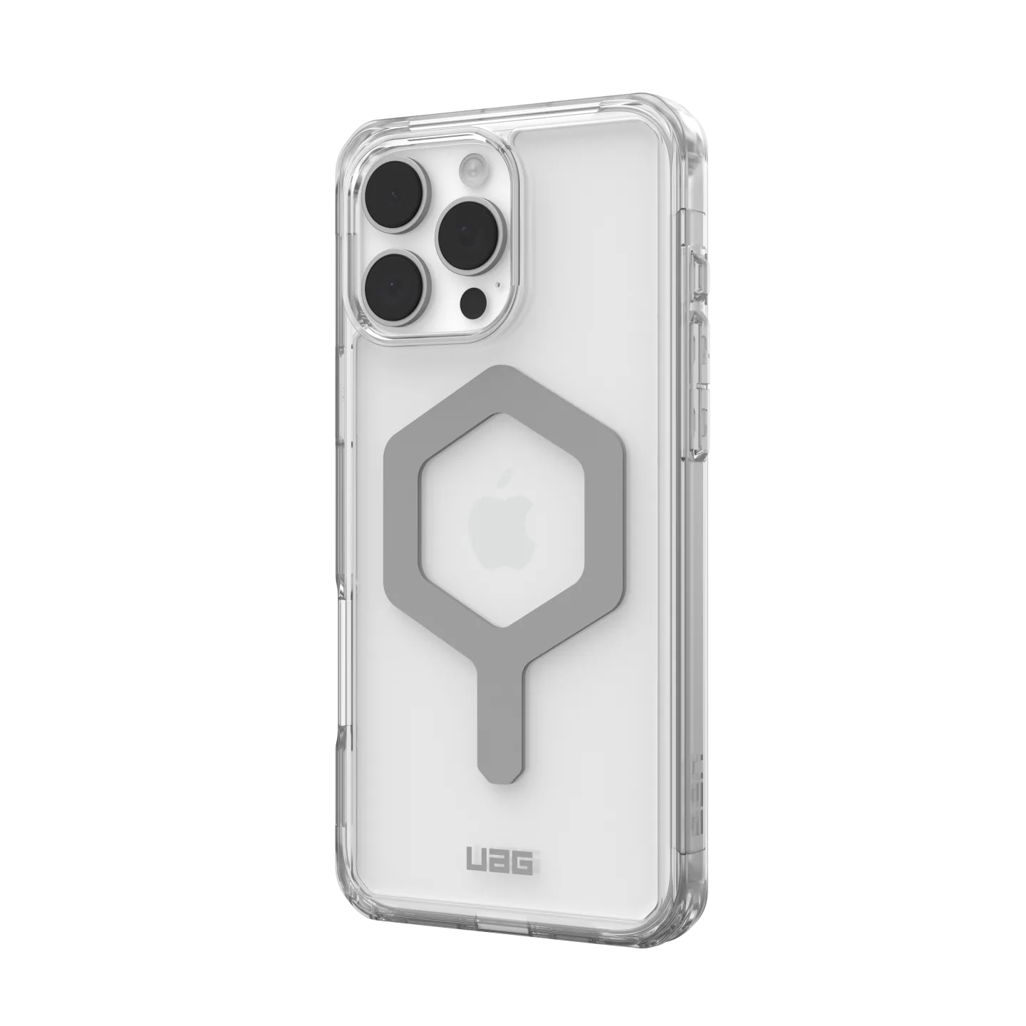 UAG Plyo Clear Case & MagSafe for iPhone 16 Pro 6.3 - Ice / Silver - Image 3