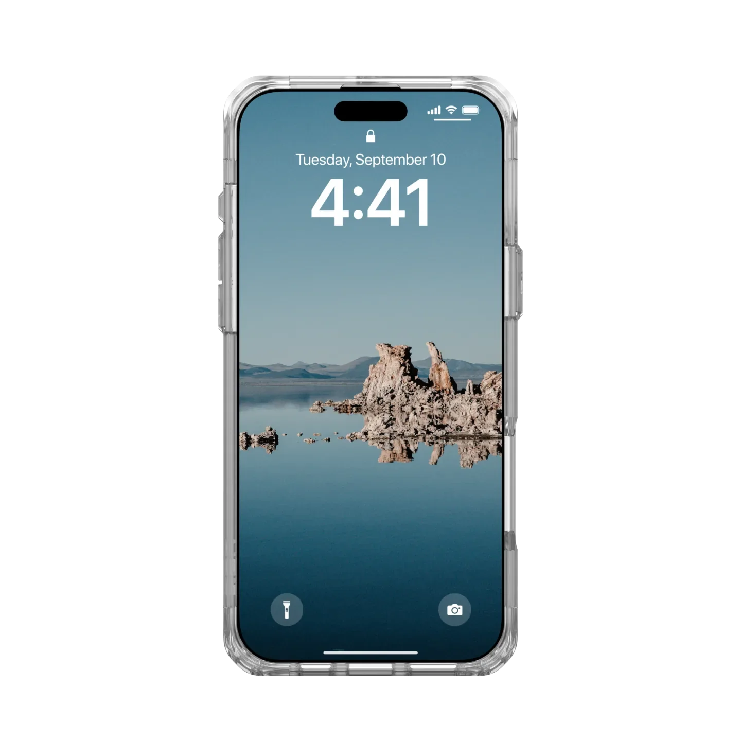 UAG Plyo Clear Case & MagSafe for iPhone 16 Pro 6.3 - Ice / Silver - Image 4