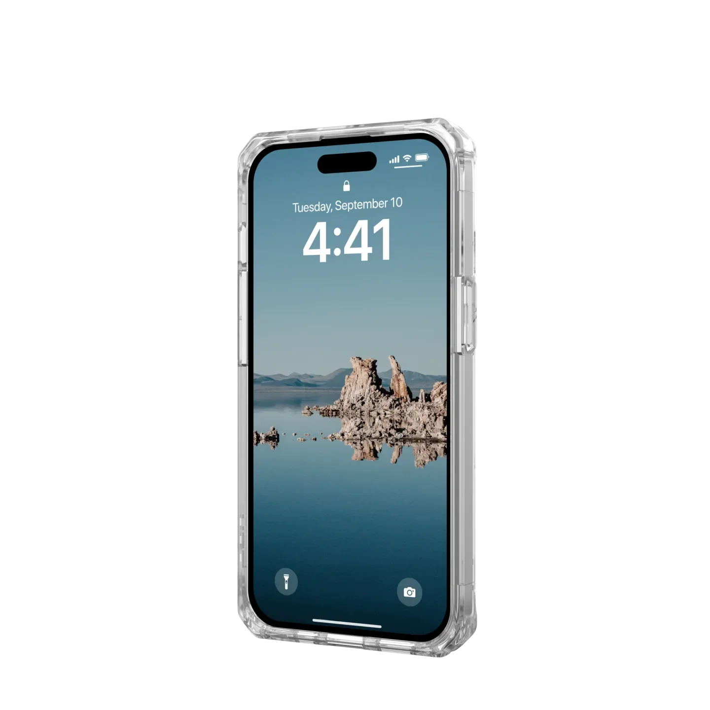 UAG Plyo Clear & MagSafe Case iPhone 15 Pro 6.1 Ice White - Image 4