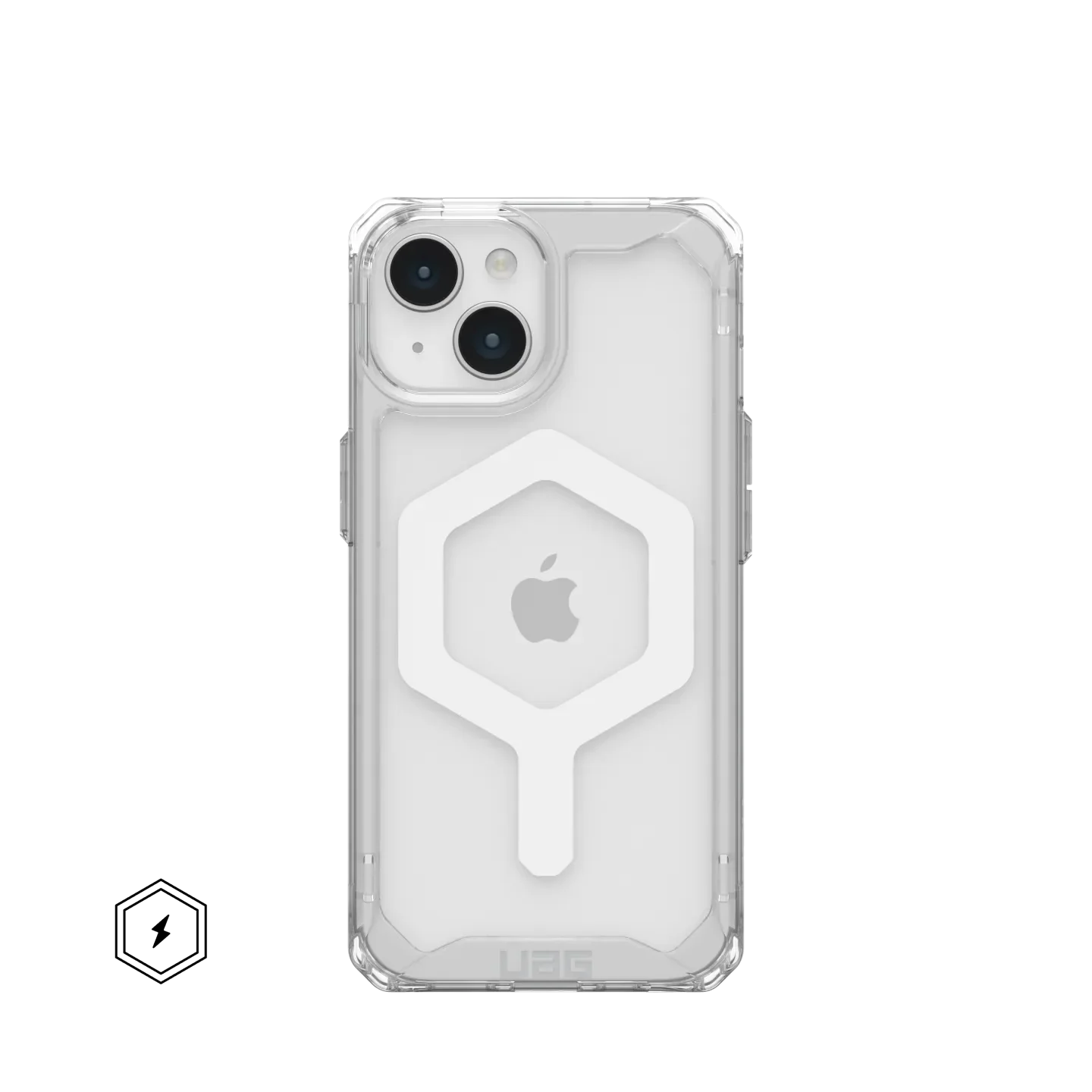 UAG Plyo Clear & MagSafe Case iPhone 15 Pro 6.1 Ice White - Image 8